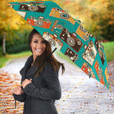 Camera Pattern Print Design 03 Umbrella