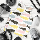 Whale dot pattern Men Tank Top