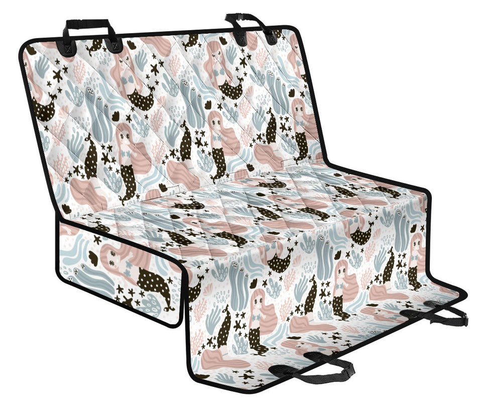 Cute Mermaid Pattern Dog Car Seat Covers