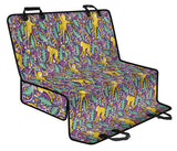 Cute Yellow Monkey Leaves Pattern Dog Car Seat Covers