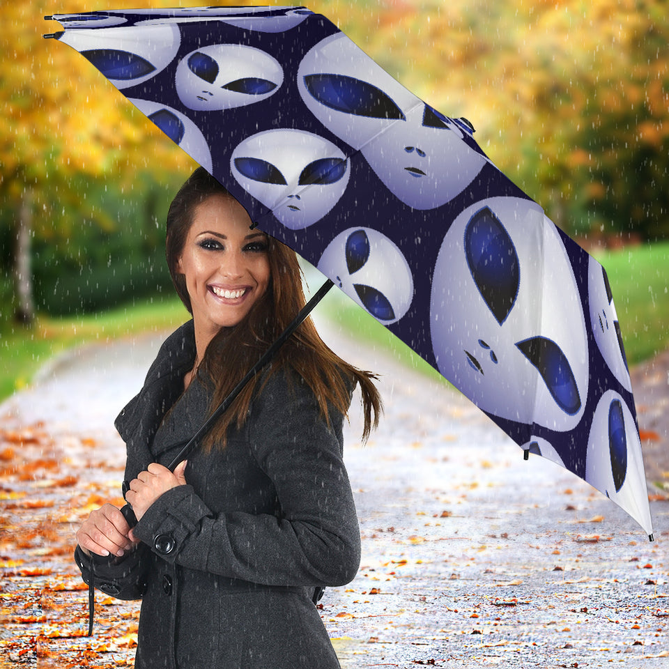 Alien Pattern Print Design 01 Umbrella