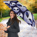 Alien Pattern Print Design 01 Umbrella