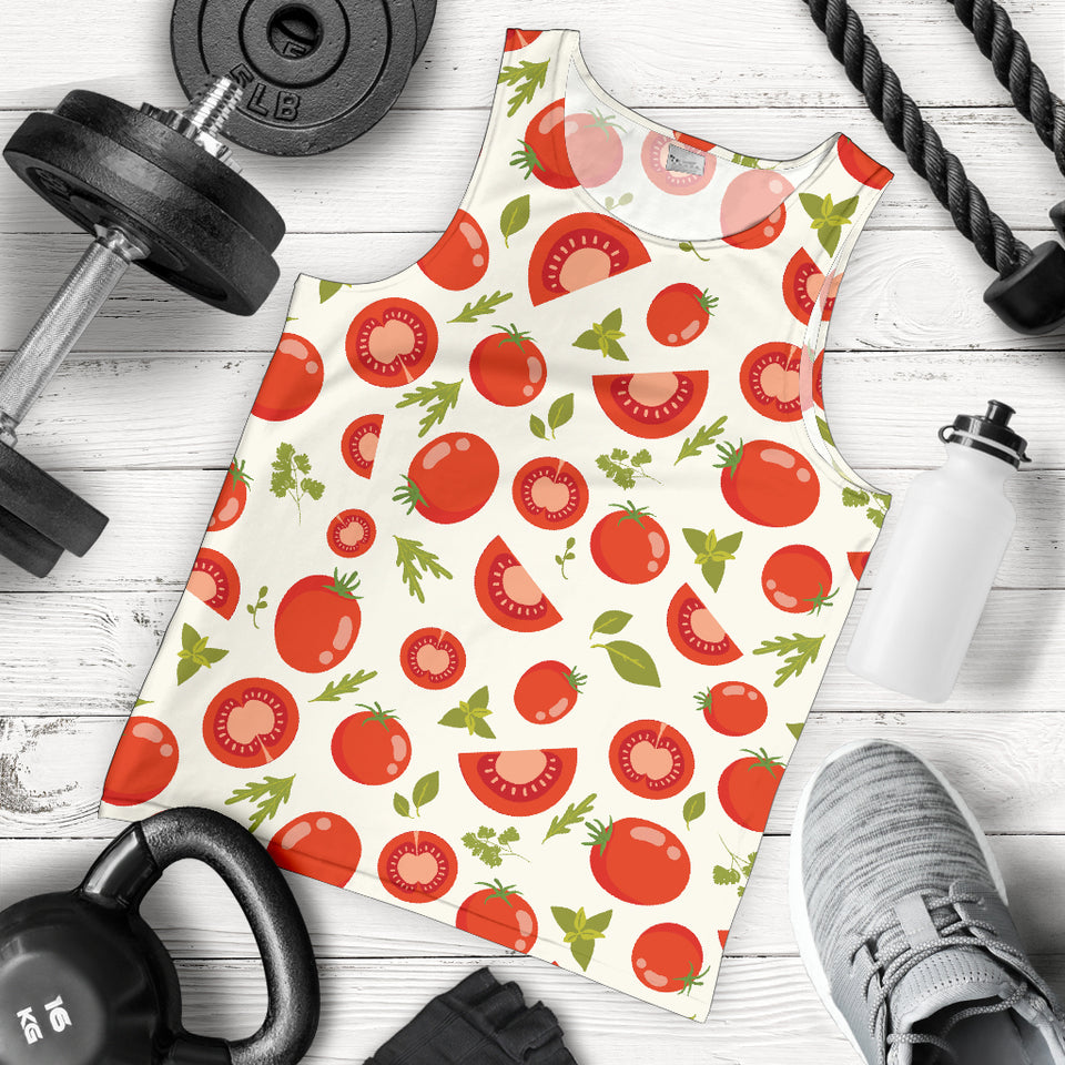 Tomato pattern Men Tank Top