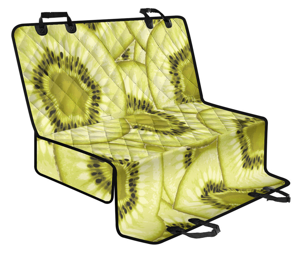 Sliced Kiwi Pattern Dog Car Seat Covers