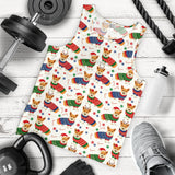 Corgi Christmas Pattern Men Tank Top