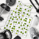 Sketch funny frog pattern Men Tank Top