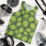 Hop pattern Hop cone background Men Tank Top