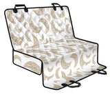 Cool Gold Moon Abstract Pattern Dog Car Seat Covers