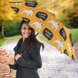 Bull Terrier Pattern Print Design 03 Umbrella