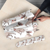 Bull Terrier Pattern Print Design 04 Umbrella