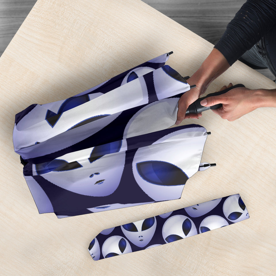 Alien Pattern Print Design 01 Umbrella
