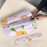 Cute Onions Smiling Faces Purple Background Umbrella
