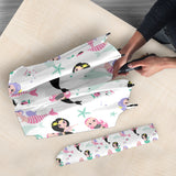 Cute Mermaid Dolphin Fish Starfish Pattern Umbrella