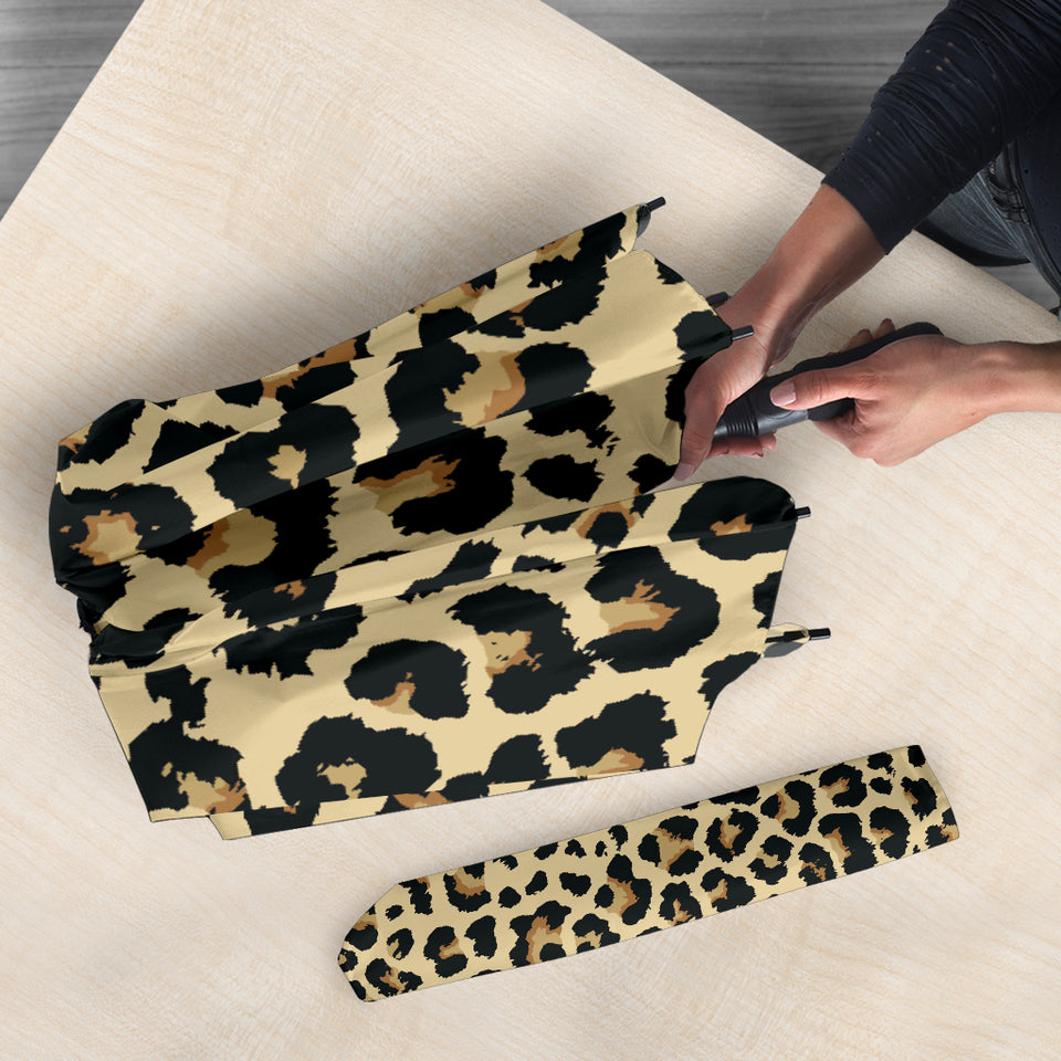Leopard Print Design Pattern Umbrella