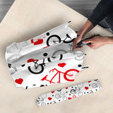Bicycle Pattern Print Design 04 Umbrella