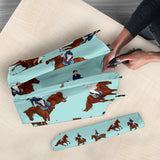 Horses Running Horses Rider Pattern Umbrella