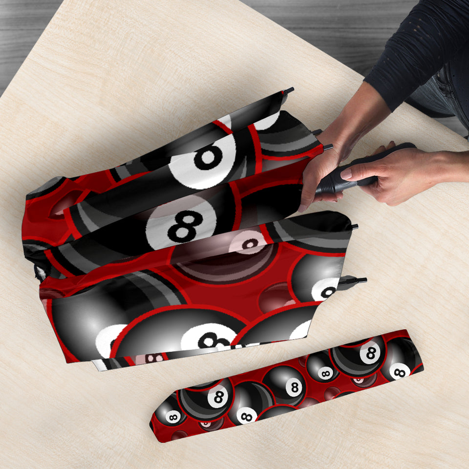 Billiard Ball Pattern Print Design 05 Umbrella