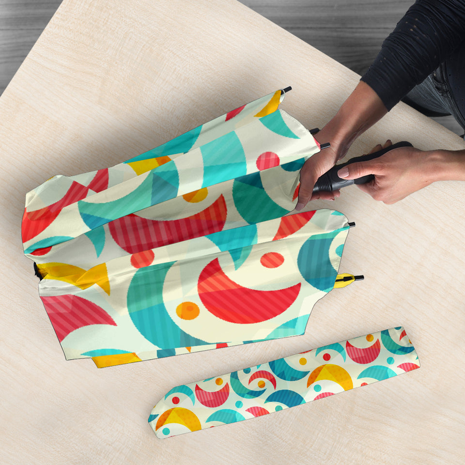 Colorful Moon Pattern Umbrella