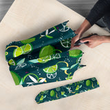 Lime Ice Flower Pattern Umbrella