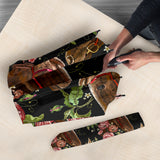 Horse Head Wild Roses Pattern Umbrella