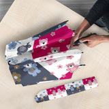 Teddy Bear Pattern Print Design 03 Umbrella