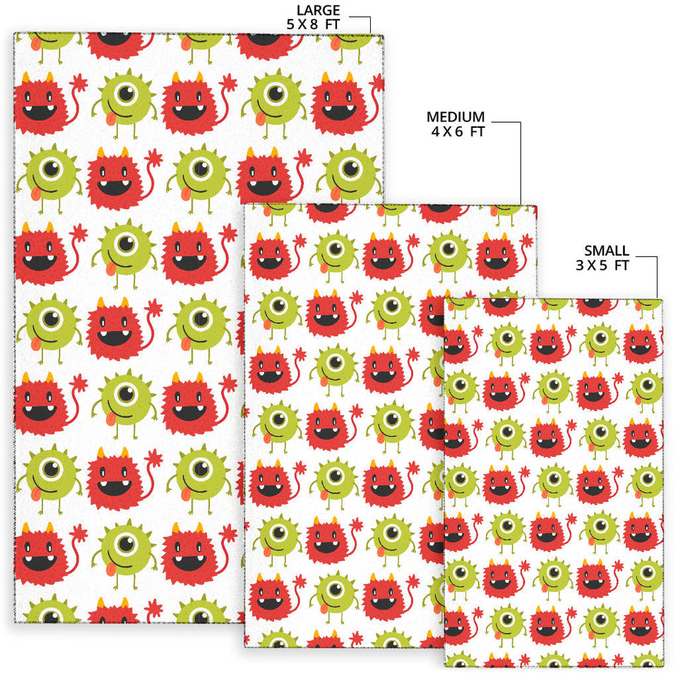 Alien Pattern Print Design 05 Area Rug