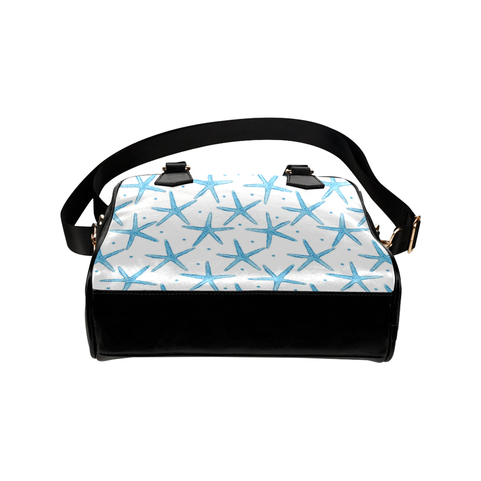 Watercolor starfish pattern Shoulder Handbag