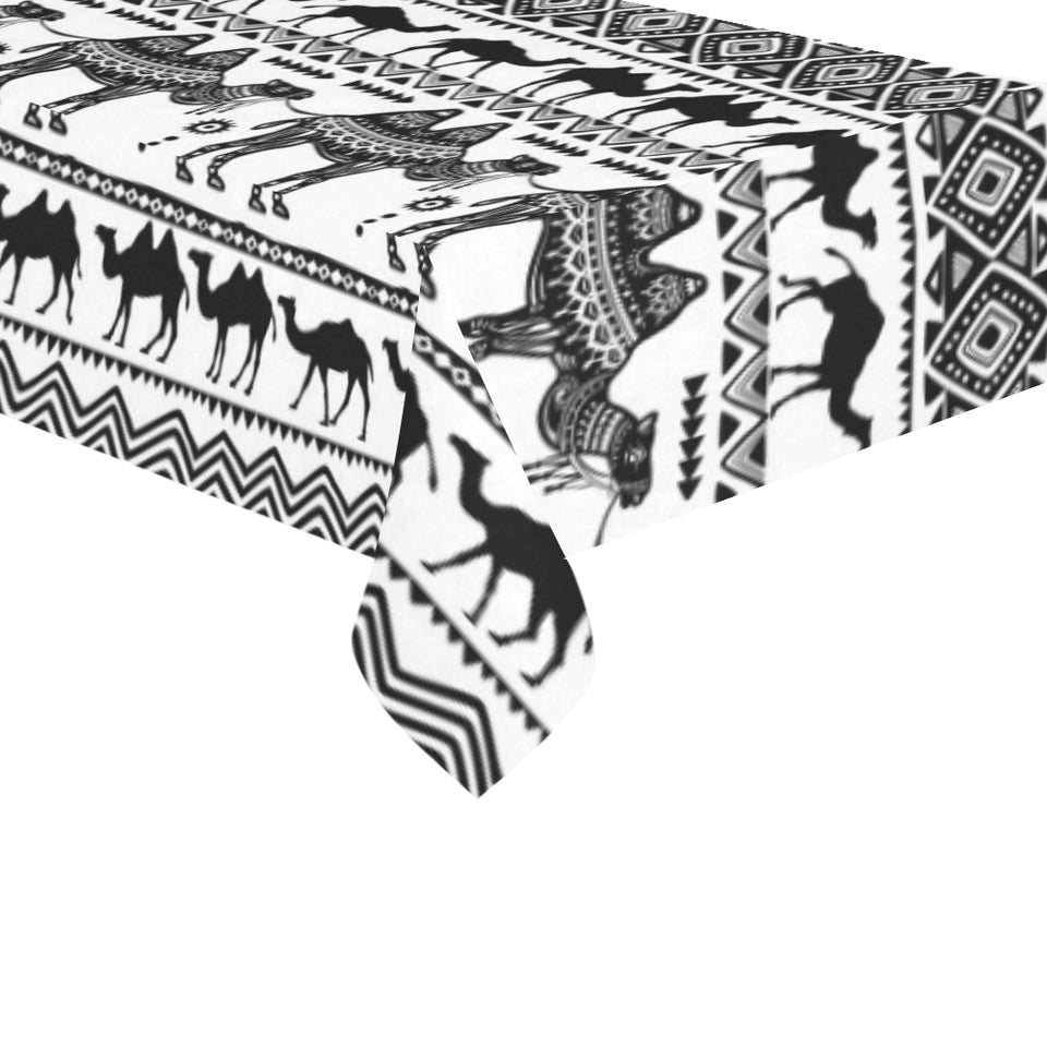Camel polynesian tribal pattern Tablecloth