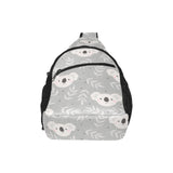 Cute koala leaves pattern All Over Print Chest Bag