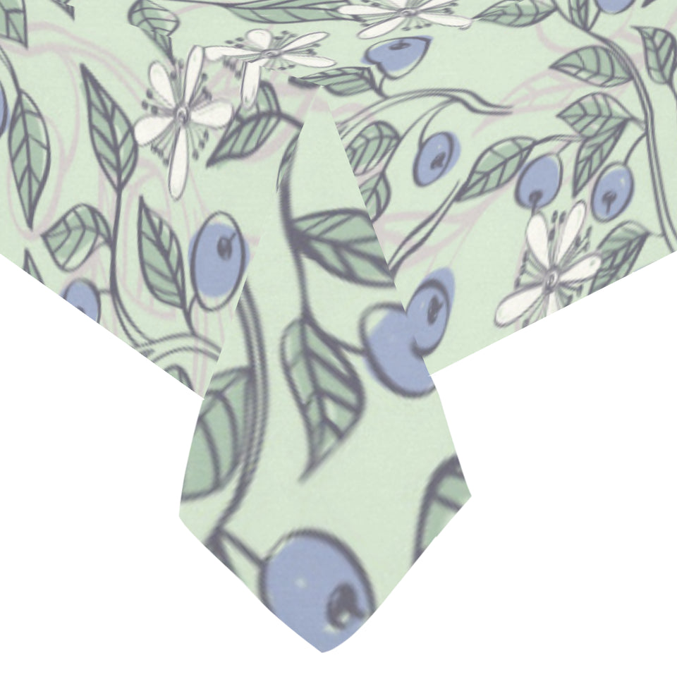 hand drawn blueberry pattern Tablecloth
