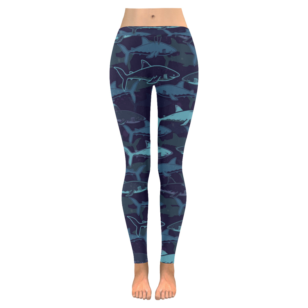 Shark pattern Women's Legging Fulfilled In US