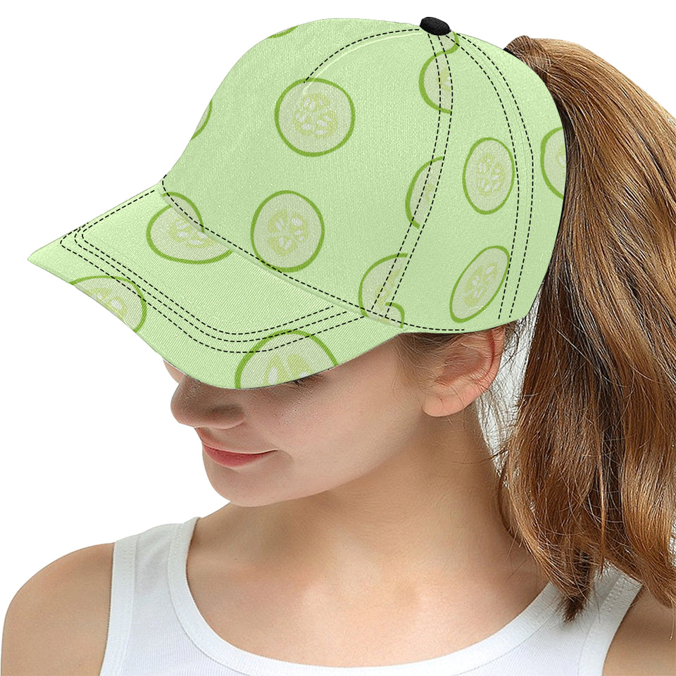 Cucumber pattern All Over Print Snapback Cap