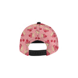 Cake cherry pattern All Over Print Snapback Cap