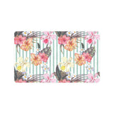 Colorful orchid flower pattern Doormat