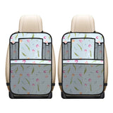 Watercolor Tulips pattern Car Seat Back Organizer