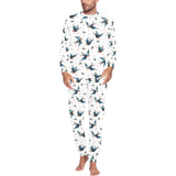 Swallow Pattern Print Design 04 Men's All Over Print Pajama