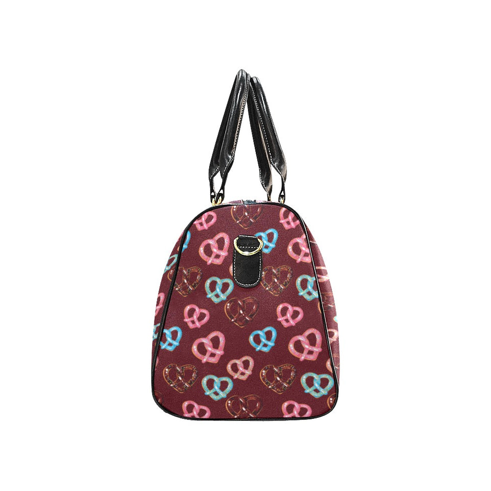 Pretzels Pattern Print Design 05 Travel Bag