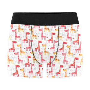 Giraffe Pattern Print Design 03 Men's All Over Print Boxer Briefs Men's Underwear