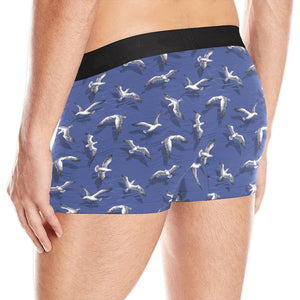 Seagull Pattern Print Design 03 Men's All Over Print Boxer Briefs Men's Underwear