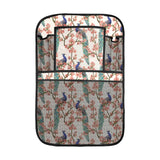 Peacock tropical flower pattern Car Seat Back Organizer