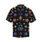 Colorful star pattern Men's All Over Print Hawaiian Shirt