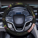 Dragons flower pattern Car Steering Wheel Cover
