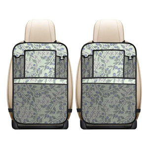 hand drawn blueberry pattern Car Seat Back Organizer