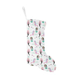 cute mermaid dolphin fish starfish pattern Christmas Stocking