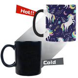 Hand drawn cute unicorn star planet Morphing Mug Heat Changing Mug