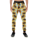 Watercolor papaya pattern Unisex Casual Sweatpants