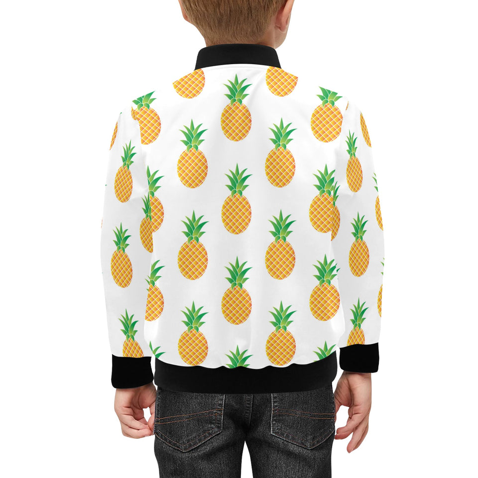Pineapples pattern Kids' Boys' Girls' Bomber Jacket
