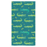Crocodile pattern Bath Towel