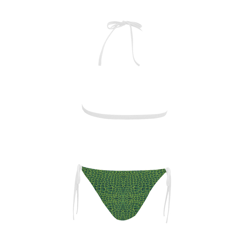 Crocodile Skin Printed Sexy Bikinis Two-Piece Swimsuits