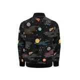 space pattern Kids' Boys' Girls' Bomber Jacket